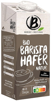 Haferdrink - Soja Barista ohne Zuckerzusatz BIO 1000 ml - BERIEF